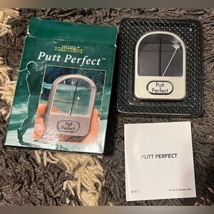 Vintage Putt Perfect by Perfect Solutions Golf Practice Aid Eye Training